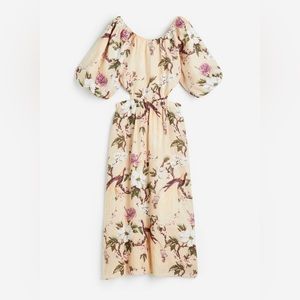 H&M Floral Cutout Dress Size XS